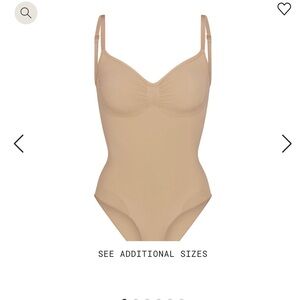 SKIMS Seamless Tan Bodysuit